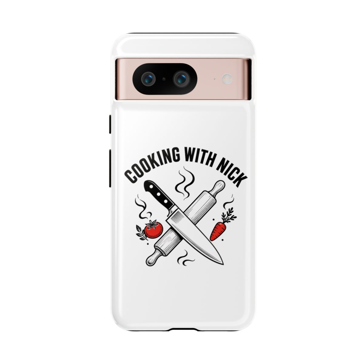 Nick DiGiovanni "Cooking with Nick" Phone Case - alternate angle 1, merchandise